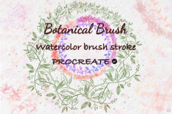 Elevating Digital Botanical Art with the Brush Procreate Watercolor Spring Plant Collection