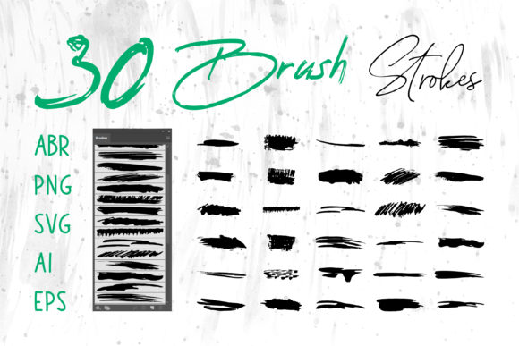 Elevating Digital Design with the Ink Brush Collection and Grunge Brush Set