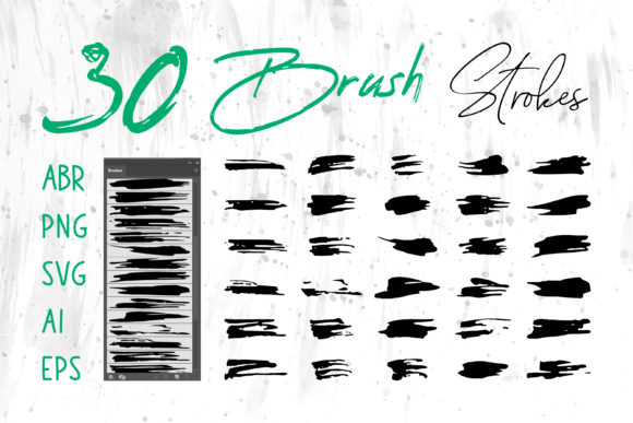 Evaluating the Paint Brush Set and Grunge Brush Strokes for Versatile Design Projects