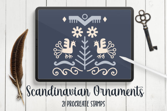Mastering Scandinavian Abstract Procreate Stamps for Authentic Digital Folk Art