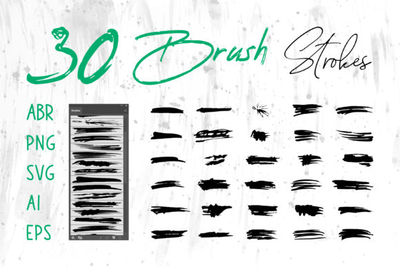 Strategic Visual Impact: Leveraging the Abstract Grunge Brush Set for Brand Differentiation