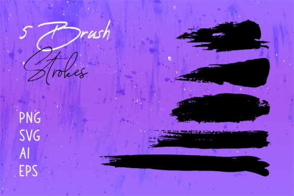 Unleashing Creativity with the Abstract Art Brush Strokes Set