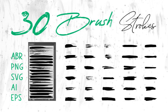 Unleashing Raw Creativity: The Strategic Power of the Grungy Brush and Ink Brush Strokes Set in Modern Design