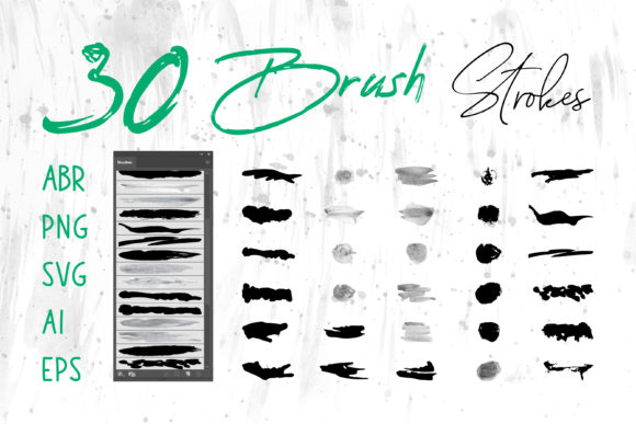 Unlock Creative Potential with a Versatile Grungy Brush Collection and Brush Strokes