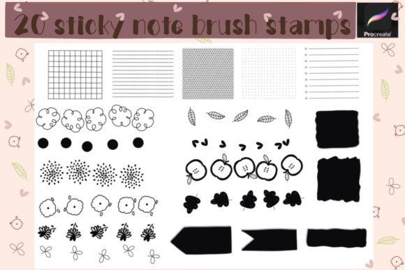 Unlocking Digital Creativity: A Deep Dive into the 20 Sticky Notes Brush Stamps Procreate Collection