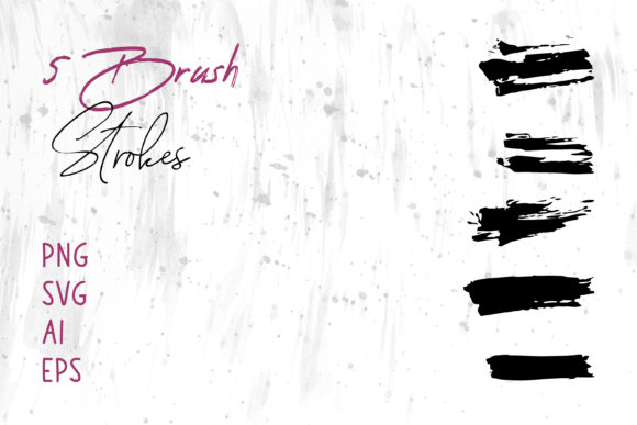 Water Color Brush Strokes for Modern Design